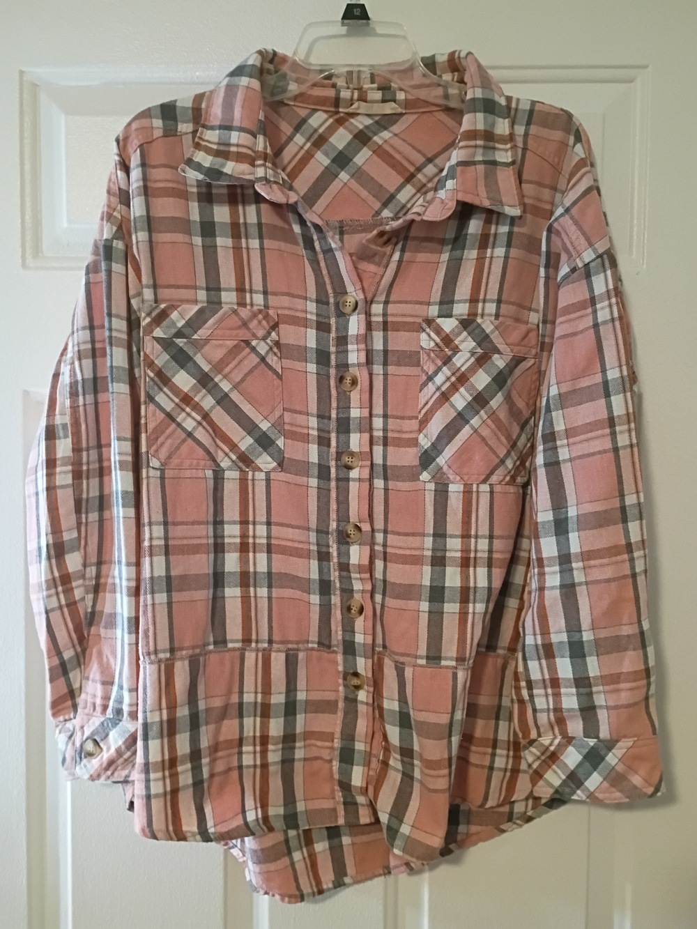 ILLA ILLA Pink Plaid Button-Down Shirt